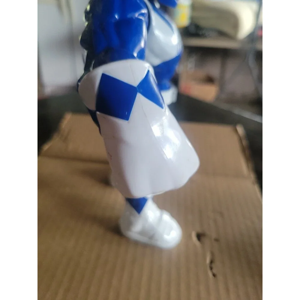 Blue Power Ranger Action Figure SCG size is 9.5” Tall